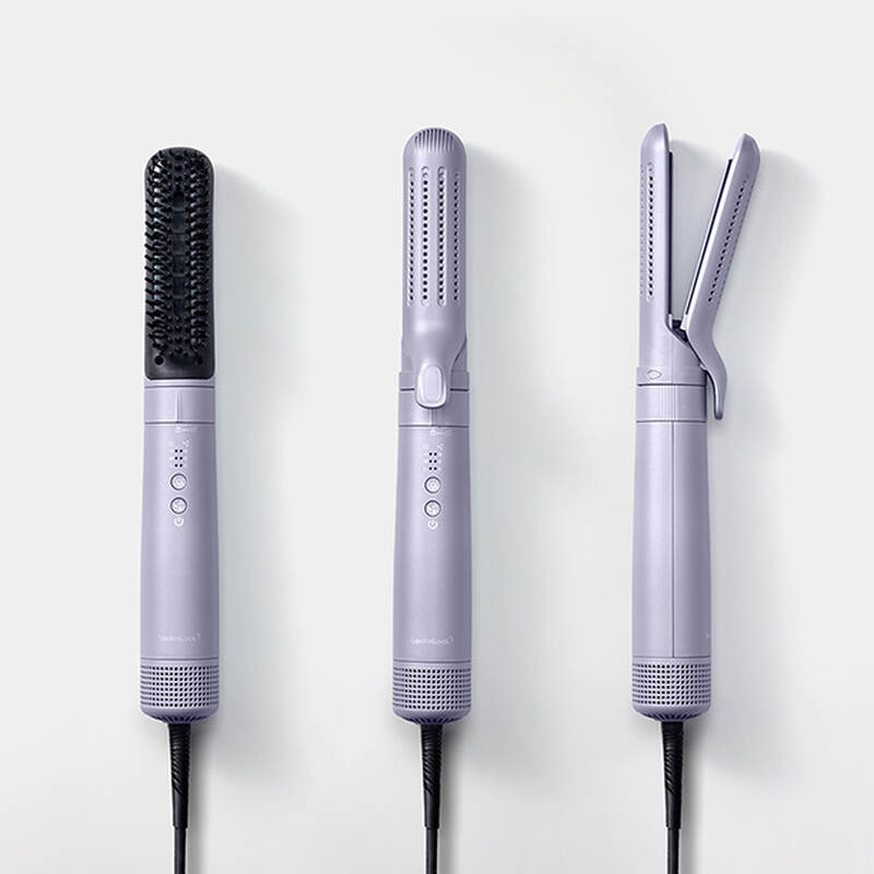 LocknLock Multi Hair Styler ENA236PUP – 3 Temperature Settings, 3-in-1 Design, PTC Technology, , large image number null